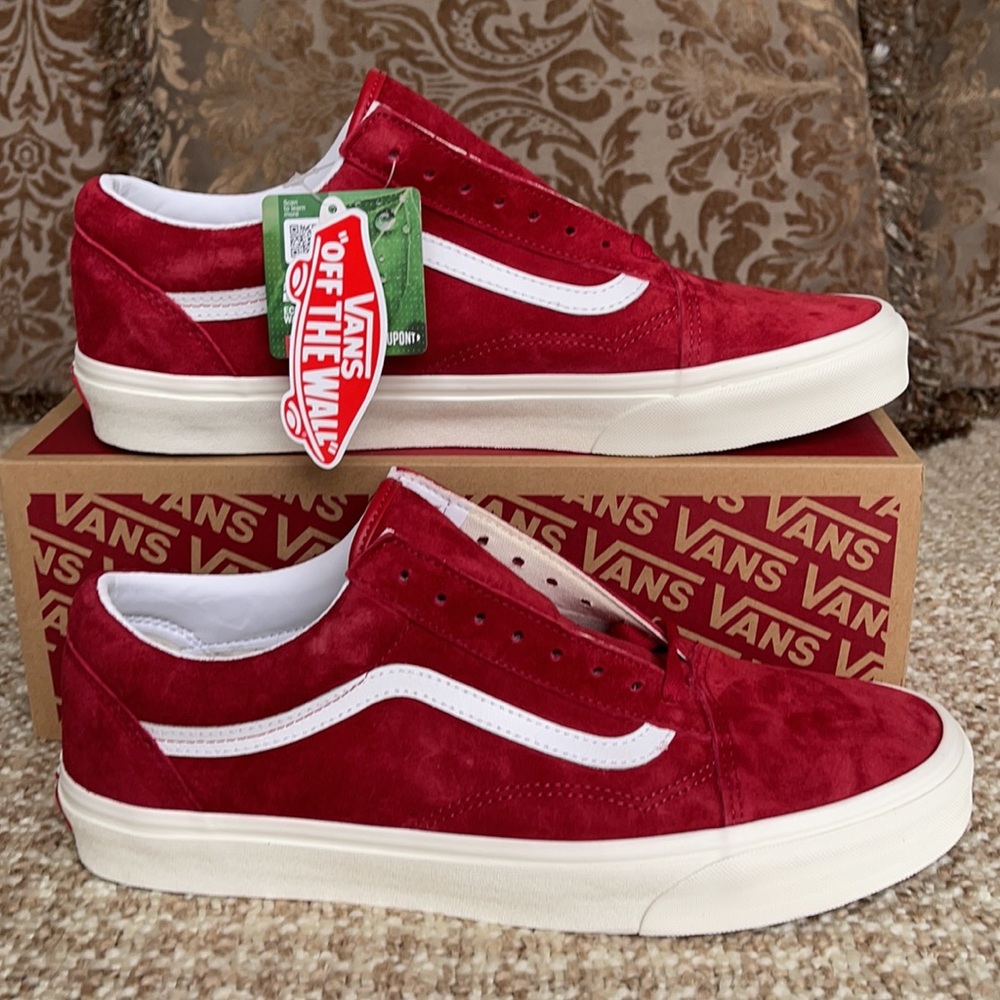 Vans Old Skool Pig Suede Chl Ppr/True White WMNS - Picture 3 of 16